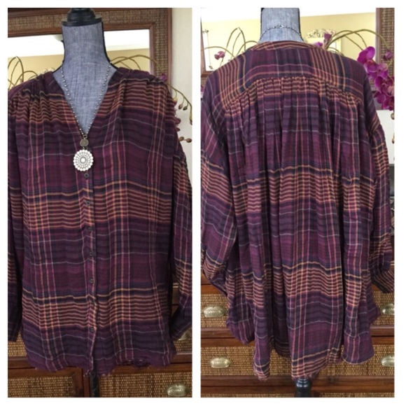 Free People Come Over Buttondown Top.  NWT. - Picture 4 of 8